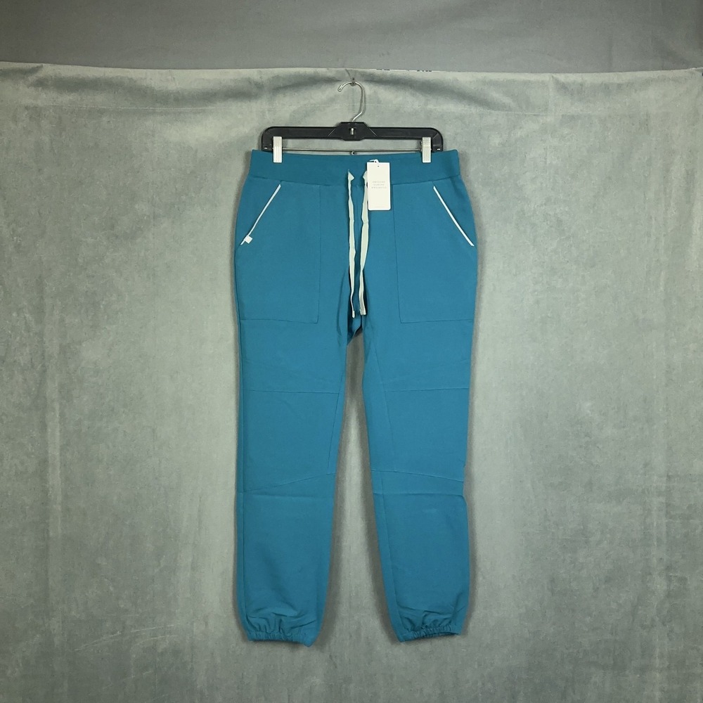 Figs Venice Slim Scrub Jogger Pants Womens Size Small TALL Pacific Blue NWT